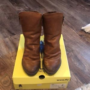 Fly London leather booties